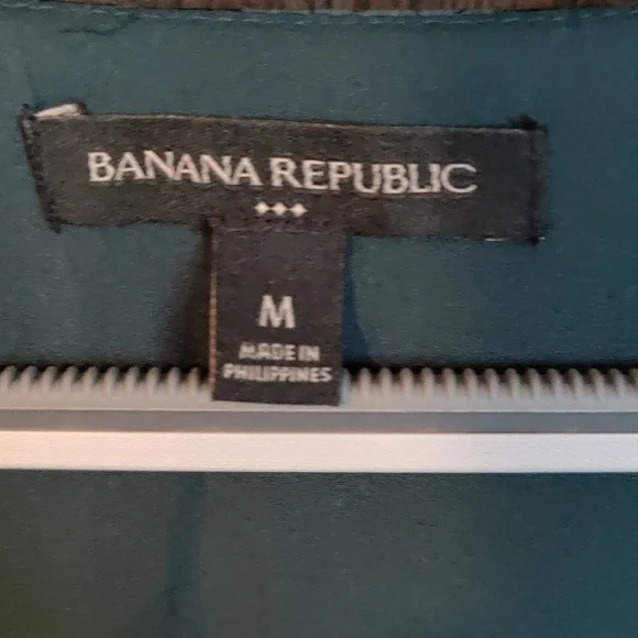 Banana Republic Peacock Green Floral Midi Dress - Picture 8 of 9